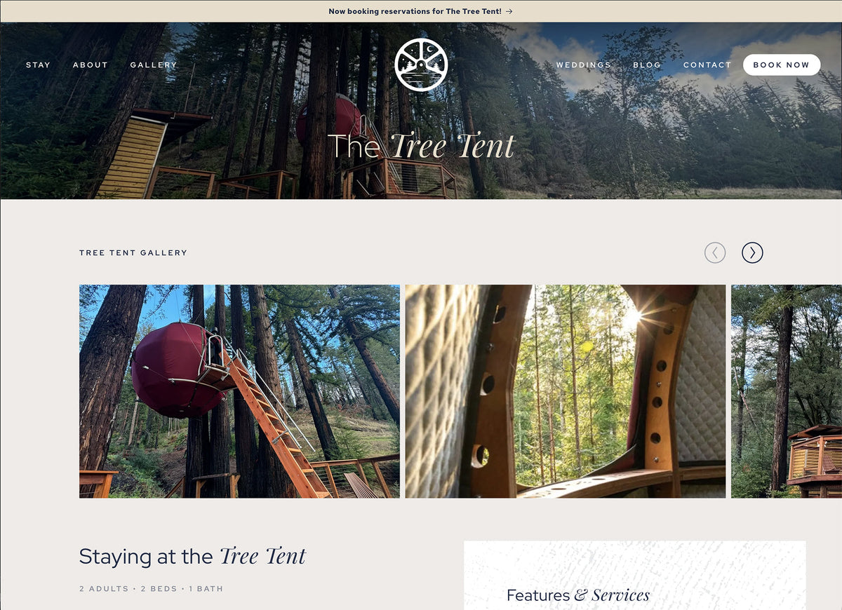 How We Built a Website That Feels Like a Night at Breathing Trees Camp