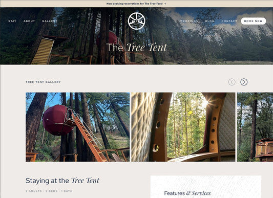 How We Built a Website That Feels Like a Night at Breathing Trees Camp