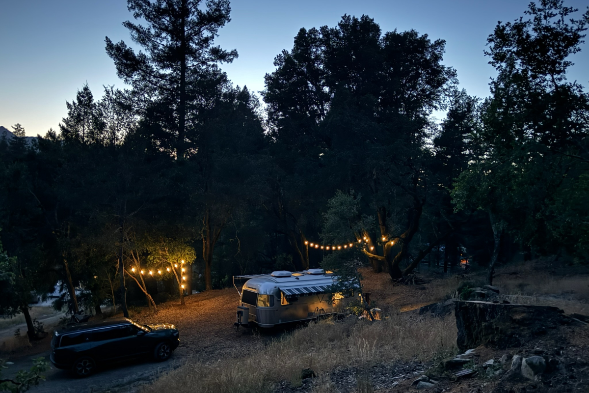 Airstream Globetrotter at Breathing Trees Camp