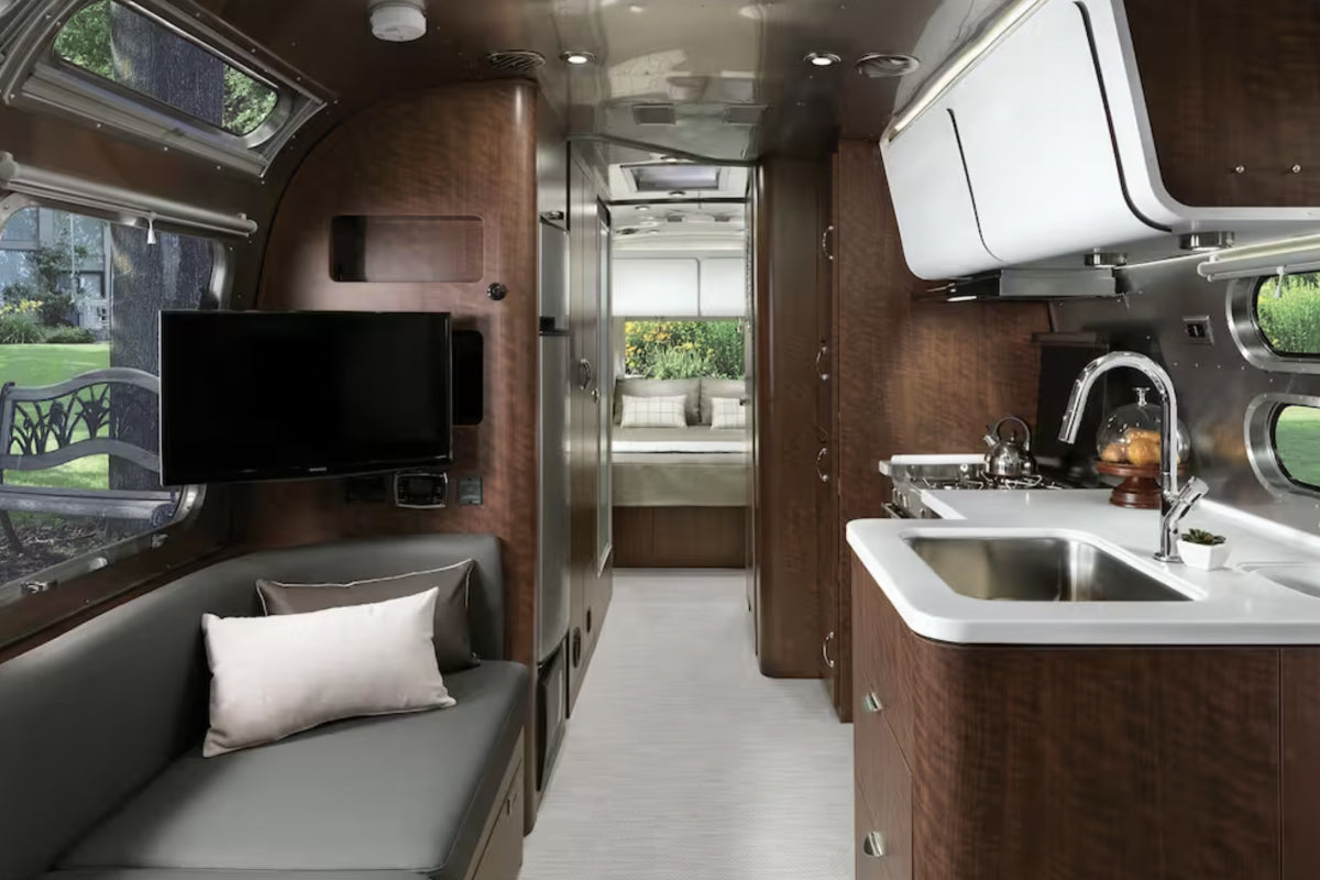 Santa Cruz Mountains Airstream Living Area