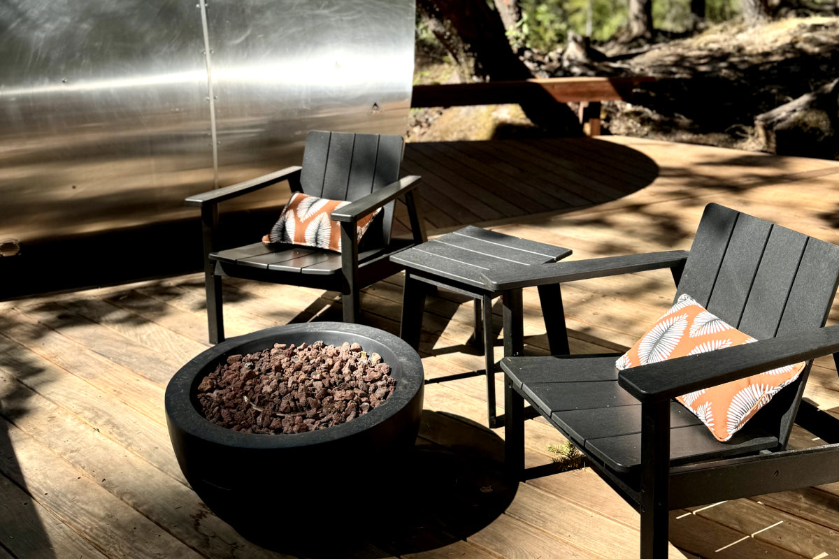 Gas Fire Pit - camping in Santa Cruz