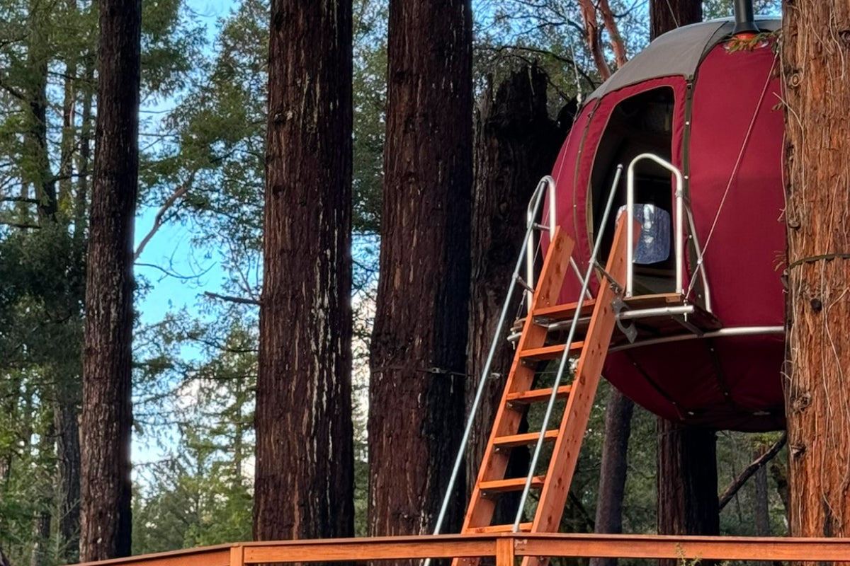 Glamping Treehouse in Santa Cruz
